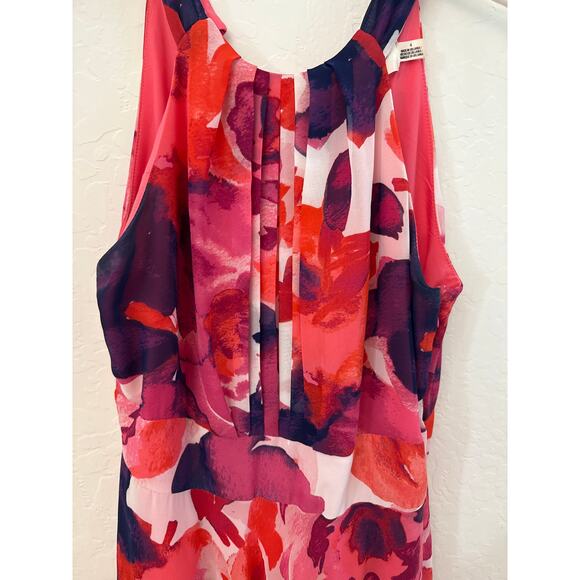 Eliza J Floral Print Halter Dress - size 4 - Picture 5 of 12